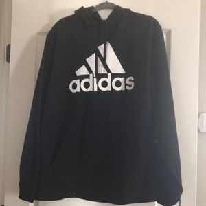 Adidas Mens hooded  fleece sweatshirt size XL